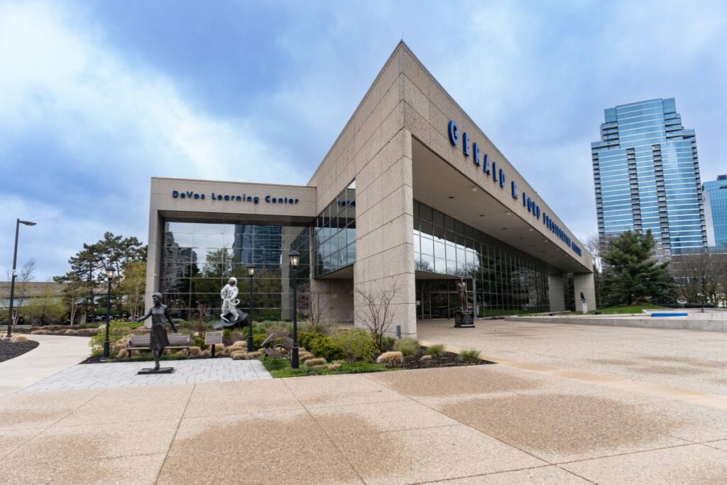 Gerald R. Ford Presidential Museum in downtown Grand Rapids, Michigan